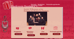 Desktop Screenshot of mvhausham.de
